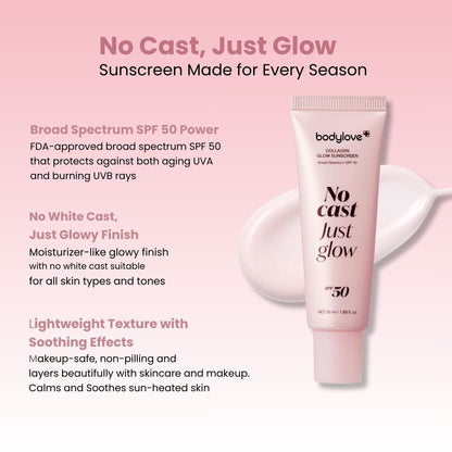 No Cast Just Glow Collagen Sunscreen