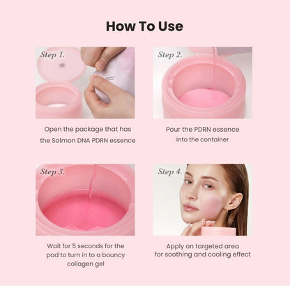 PDRN Pink Collagen Gel Toner Pad