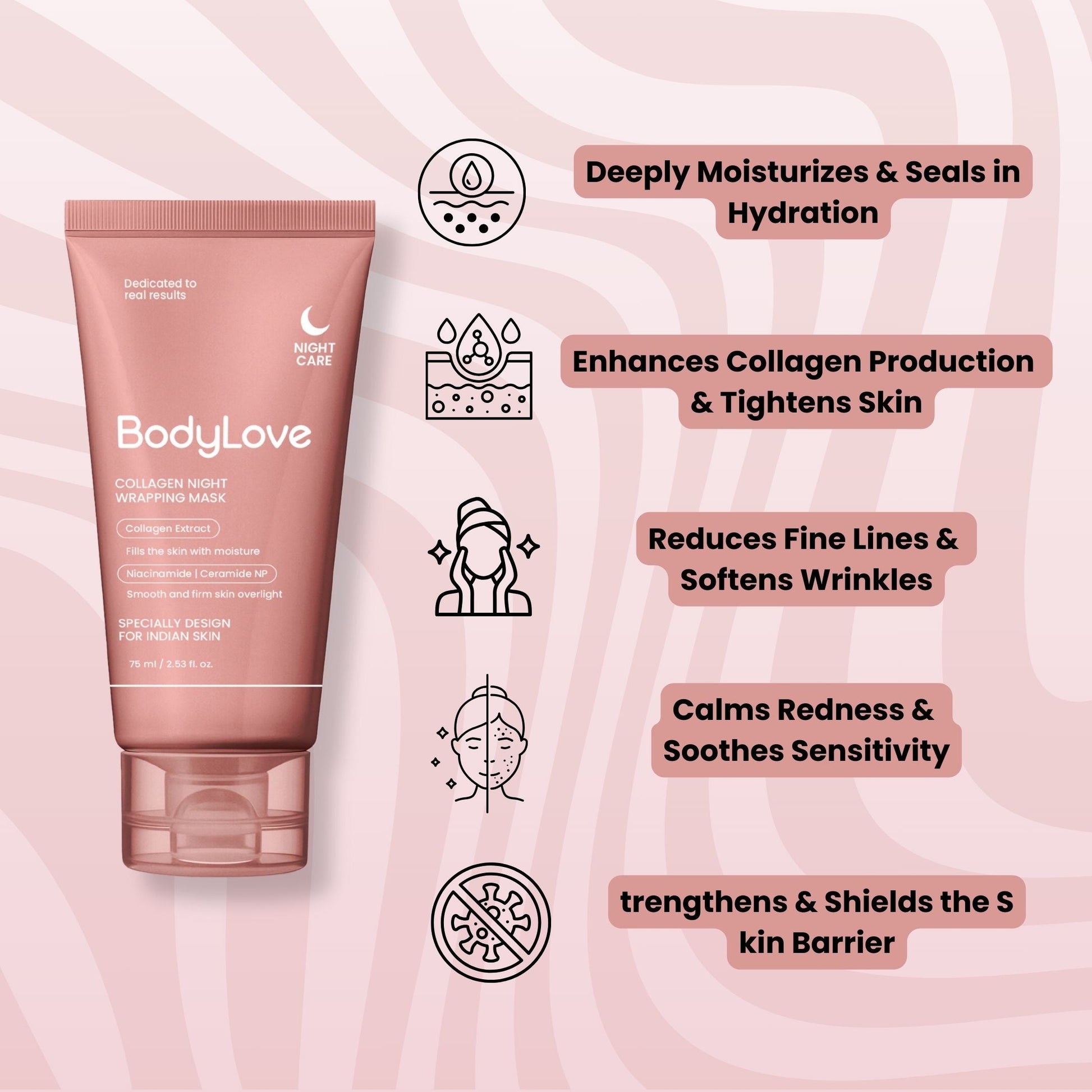 BOGO - Korean Collagen Night Wrapping Peel Off Mask