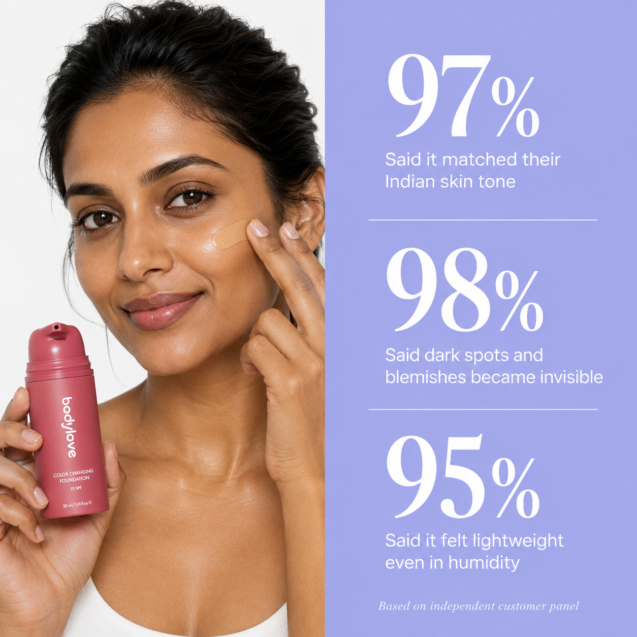 BODYLOVE COLOR ADAPTING FOUNDATION